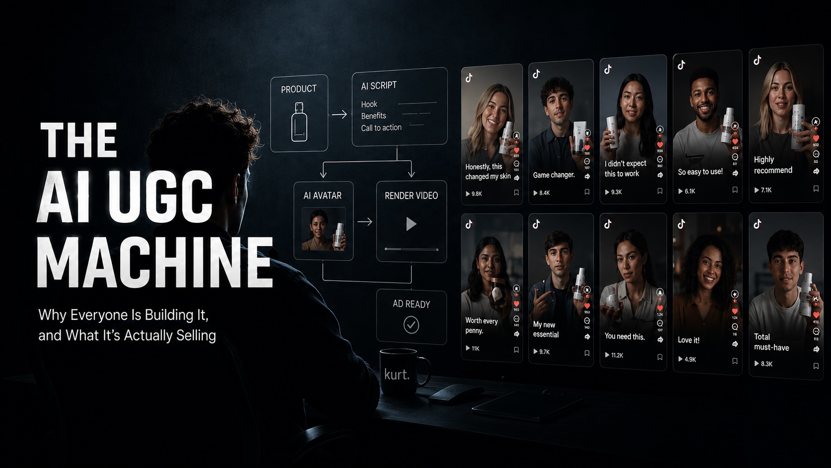 The AI UGC Machine — the synthetic UGC ad pipeline